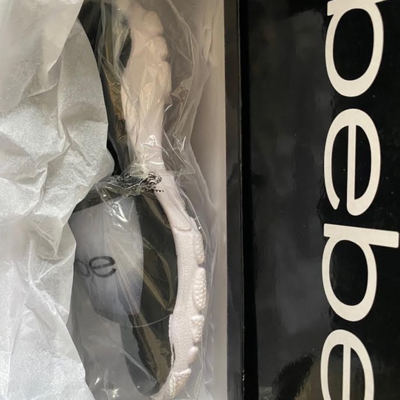 NWB BEBE Natanya LOGO Slide Sandal Slip On Shoes - Picture 7 of 7